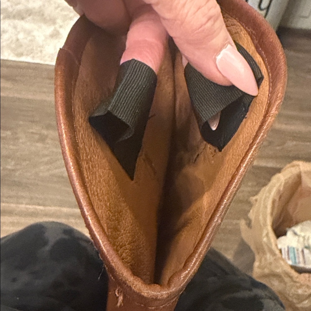 Brown frye Leather Riding Boots Vintage - Picture 13 of 14